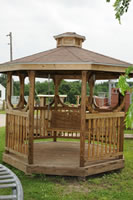 gazebo, hand crafted from amish Jamesport